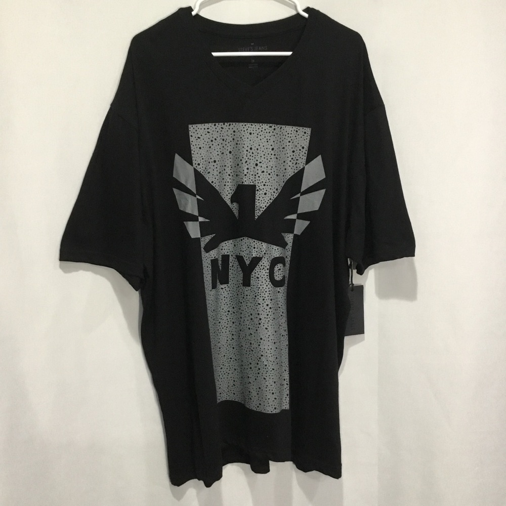 Steve's Jeans Men NYC Logo Shirt (2XL)